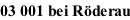 03 001 bei Röderau