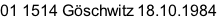 01 1514 Göschwitz 18.10.1984