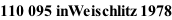 110 095 inWeischlitz 1978